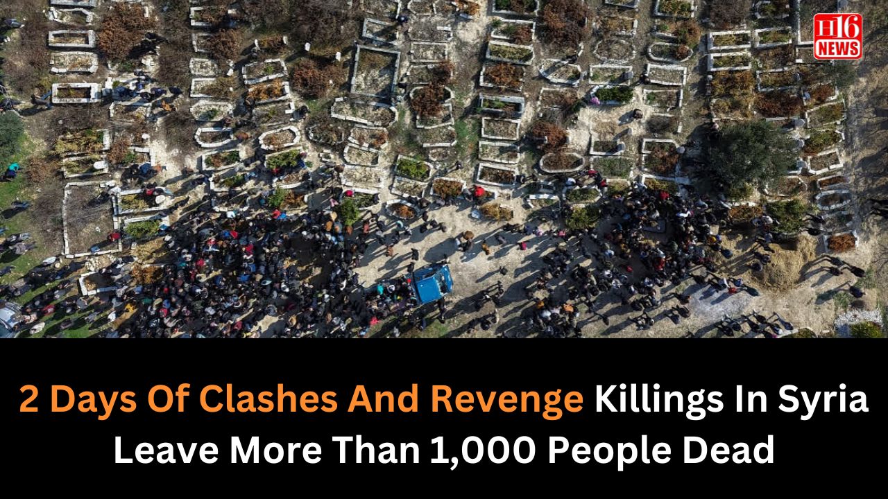 2 Days Of Clashes And Revenge Killings In Syria Leave More Than 1,000 People Dead